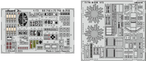 EDU73716 1/72 Eduard B-25B for AIR (Pre-Painted) 73716 MMD Squadron