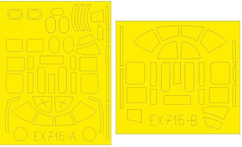 EDUEX715 1/48 Eduard Mask B-25D TFace for RMG EX715 MMD Squadron