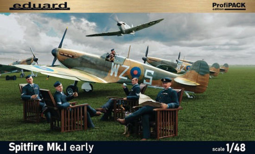 EDU82152 1/48 Spitfire Mk I Early British Fighter (Profi-Pack Plastic Kit) 82152 MMD Squadron