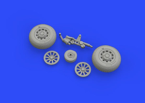 EDU648335 1/48 Eduard P-51D Wheels for AIR (Resin) 648335 MMD Squadron