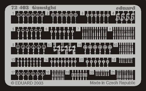 EDU72403 1/72 Eduard Gunsights 72403 MMD Squadron