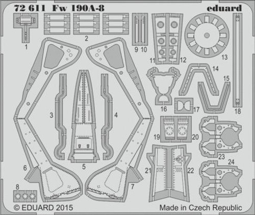 EDU72611 1/72 Eduard Fw190A8 for EDU 72611 MMD Squadron