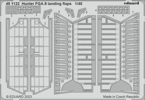 EDU481122 1/48 Eduard Hunter FGA.9 landing flaps  481122 MMD Squadron