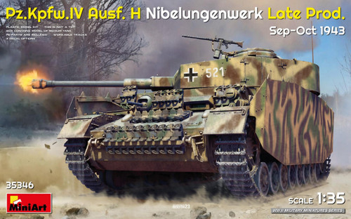 MIN35346 1/35 Miniart Pz.Kpfw.IV Ausf. H Nibelungenwerk Late Prod. (Sep-Oct 1943)  MMD Squadron