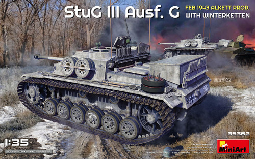 MIN35362 1/35 Miniart StuG III Ausf. G  Feb 1943 Alkett Prod. with Winterketten  MMD Squadron