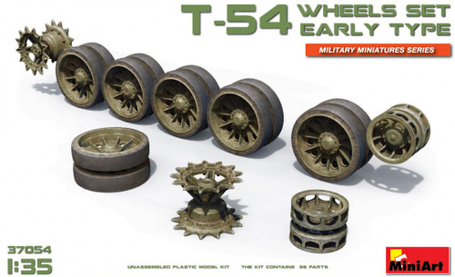 MIN37054 1/35 Miniart T-54 Wheels Set. Early Type  MMD Squadron