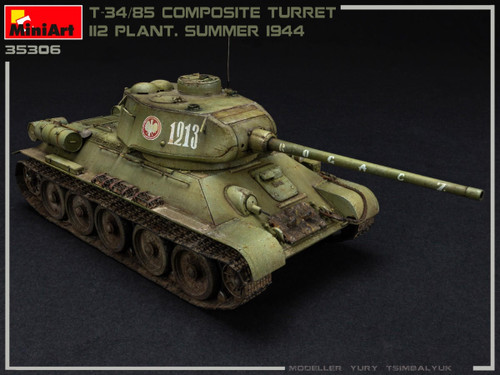 Border BT-027 1/35 T-34/85 Composite Turret Model Kit - 112 Plant W/ Workable Track & Metal