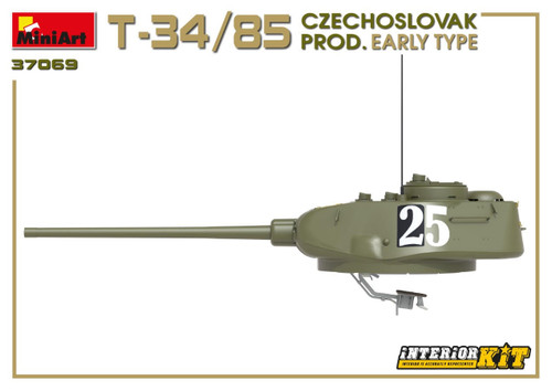 Mini Art 37069 1/35 Mô Hình Xe Tăng T-34/85 Czechoslovak Prod. Early