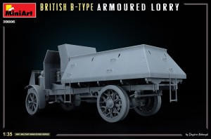 Miniart MIN39006: Modellino Camion Corazzato Britannico WWI Scala 1:35