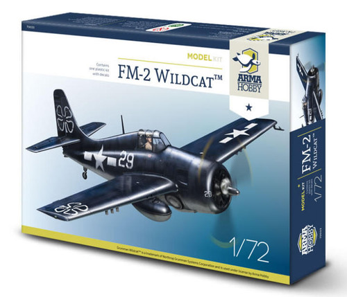 ARM70033 1/72 ARMA Hobby FM-2 Wildcat Model Kit  MMD Squadron