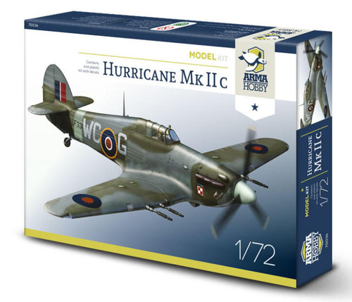 ARM70036 1/72 ARMA Hobby Hurricane Mk IIc Model Kit  MMD Squadron