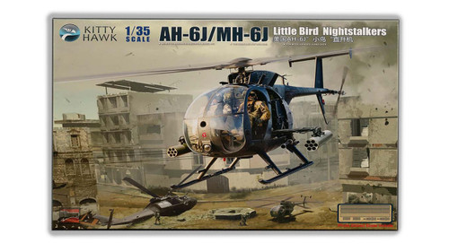 1/35 Kitty Hawk AH-6J/MH-6J Little Bird (with figures) Plastic 
