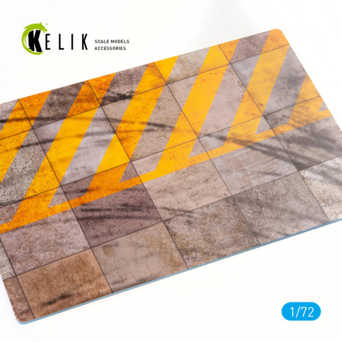 RES-KS72012 1/72 Kelik Light motor aviation runway Base - Acrylic 3 mm (280 x 180 mm) (170 g)  MMD Squadron