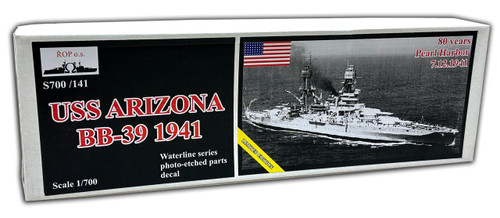 SAM700141 1/700 Samek USS Arizona BB-39 1941 Resin Battleship Model Kit  MMD Squadron