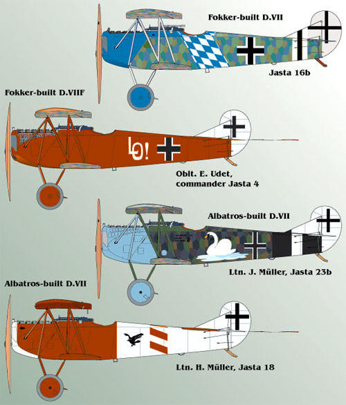 LLD32-016 1/32 Lifelike Decals Fokker D.VII p-1  MMD Squadron