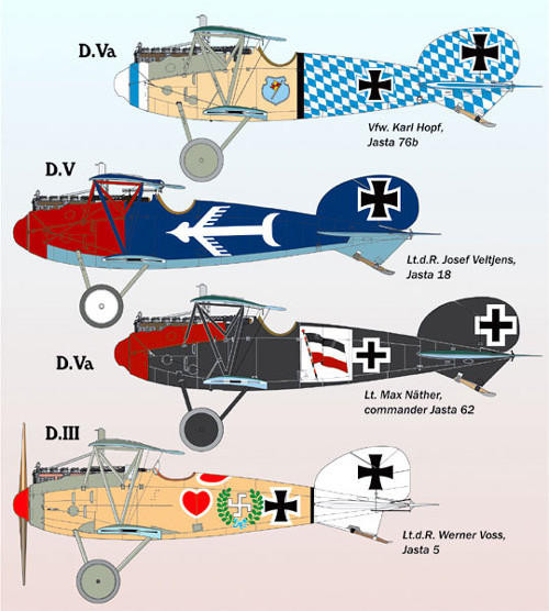 LLD48-040 1/48 Lifelike Decals Albatros D.III/V p-2  MMD Squadron