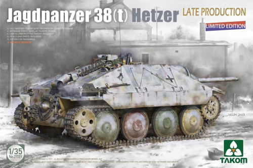 TAK2172x 1/35 Takom Jagdpanzer 38(t) Hetzer Late Production (No Interior)  MMD Squadron