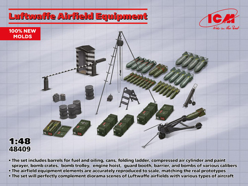 ICM48409 1/48 ICM LW Airfield Equipment - PREORDER  MMD Squadron