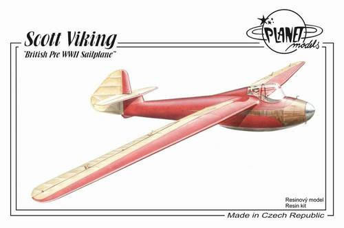 CMK-129-PLT191 1/48 Planet Models Scott Viking "British Pre WWII Sailplane" 1/48  MMD Squadron