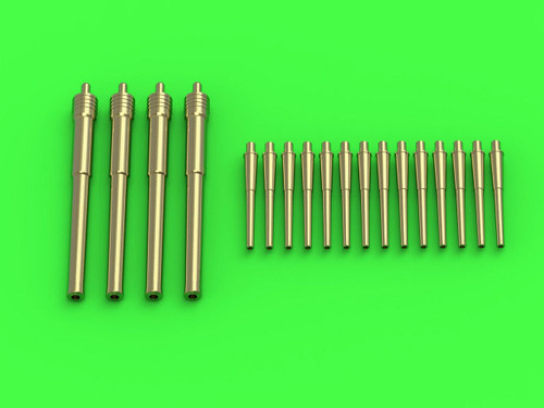 MAS-SM-700-062 1/700 Master Model IJN Mikasa Gun Barrels - 30.5cm (4pcs) 15.2cm (14pcs) barrels  MMD Squadron