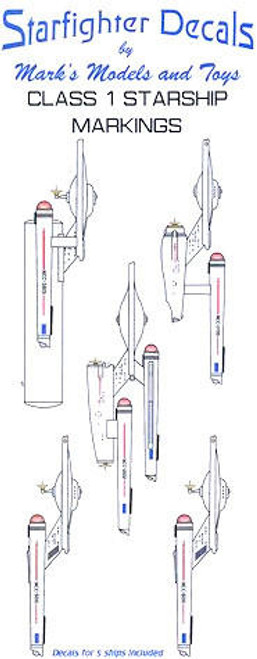 SFASFD-26 Starfighter Decals Class I Starship Markings  MMD Squadron