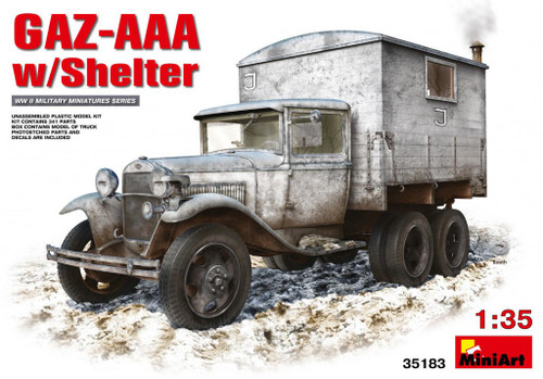 MIN35183 1/35 Miniart GAZ-AAA with Shelter  MMD Squadron