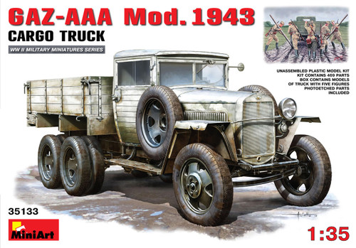 MIN35133 1/35 Miniart GAZ-AAA Mod. 1943 Cargo Truck  MMD Squadron