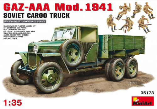 MIN35173 1/35 Miniart GAZ-AAA  Cargo Truck Mod. 1941  MMD Squadron