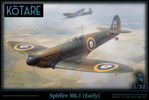 KOTK32004 1/32 Kotare Spitfire Mk.I (Early) Plastic Model Kit  MMD Squadron