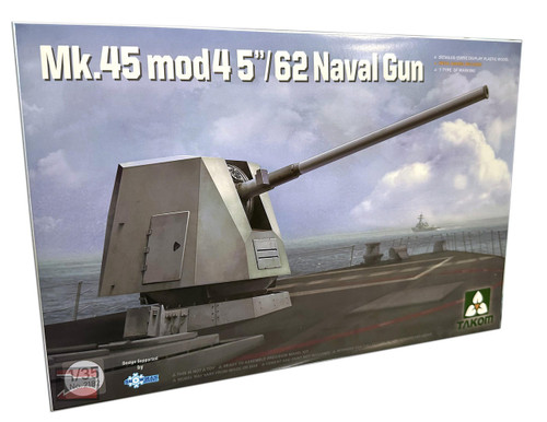 TAK2182 1/35 Takom Mk.45 mod 4 5"/62 Naval Gun Plastic Model Kit  MMD Squadron