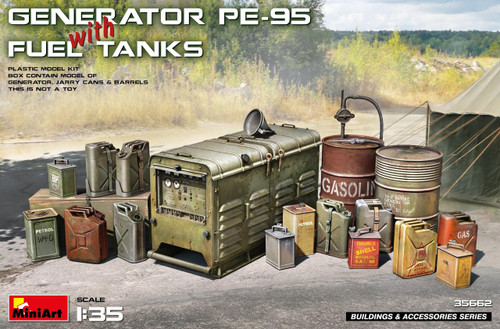 MIN35662 1/35 Miniart Generator Pe-95 With Fuel Tanks - PREORDER  MMD Squadron