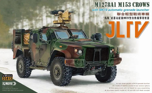 SAB35A13-S 1/35 Sabre Model JLTV M1278A1 M153 CROWS with MK19 automatic grenade launcher Standard Edition SAB35A13-S MMD Squadron