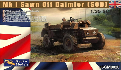 GEK-35GM0028 1/35 Gecko Models Mk I Sawn Off Daimler (SOD) GEK-35GM0028 MMD Squadron