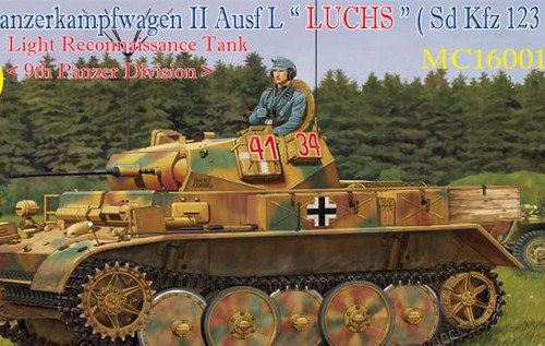 CLH-MC16001 1/16 Classy Hobby Panzerkampfwagen II Ausf.L Luchs (Sdkfz.123) 9th Panzer Division CLH-MC16001 MMD Squadron
