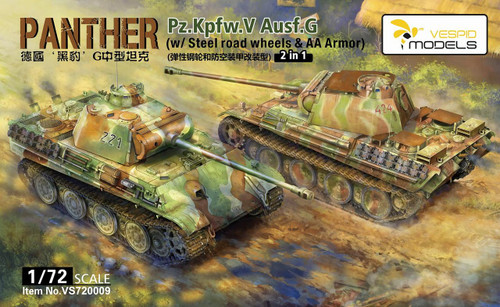 1/72 Vespid Panther KF51 German Main Battle Tank (Deluxe) Plastic