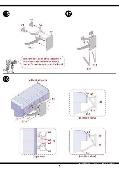 1/35 Pig Models T1E3 US Army Mine Exploder for Sherman - Squadron.com