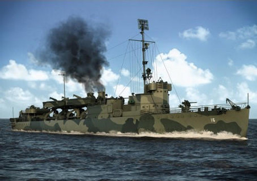 BCM-350020 1/350 Black Cat Models Scale USS Ward APD-16 - MMD Squadron