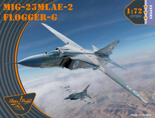 CP72031 1/72 Clear Prop MiG-23MLAE-2 Flogger-G MMD Squadron CP72031 1/72 Clear Prop MiG-23MLAE-2 Flogger-G MMD Squadron