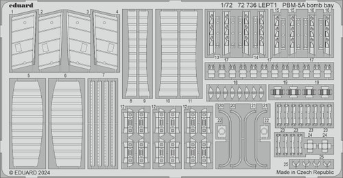 EDU72736 1/72 Eduard PBM-5A bomb bay 1/72  MMD Squadron