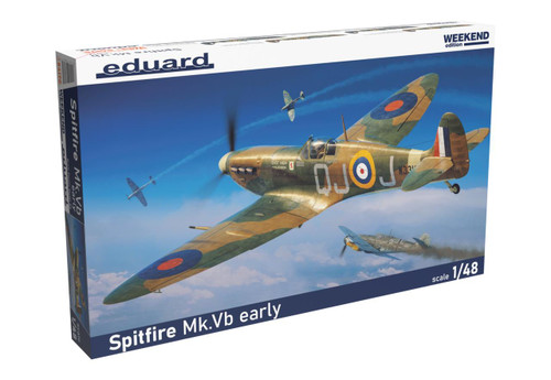 EDU84198 1/48 Eduard Spitfire Mk.Vb early WEEKEND Plastic Model Kit  MMD Squadron