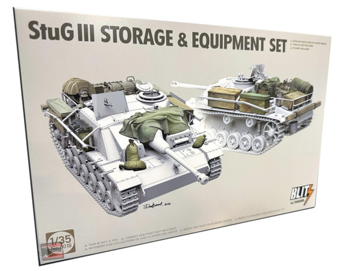 TAK8018 1/35 Takom StuG III Storage & Equipment Set Plastic Kit  MMD Squadron
