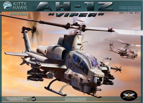 KIT80125 1/48 Kitty Hawk AH-1Z Viper Helicopter - PREORDER  MMD Squadron