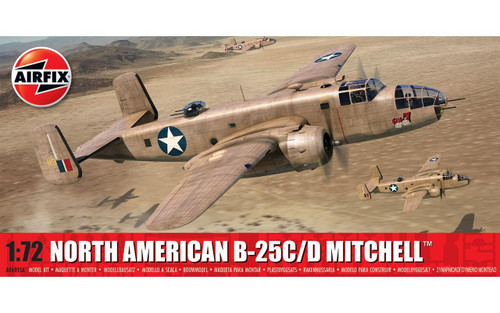 AIRA06015A 1/72 Airfix North American B-25C/D Mitchell MMD Squadron AIRA06015A 1/72 Airfix North American B-25C/D Mitchell MMD Squadron