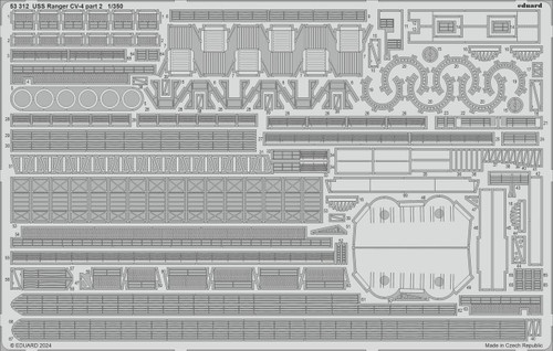 EDU53312 1/350 Eduard USS Ranger CV-4 part 2 photo etch for TRUMPETER  MMD Squadron