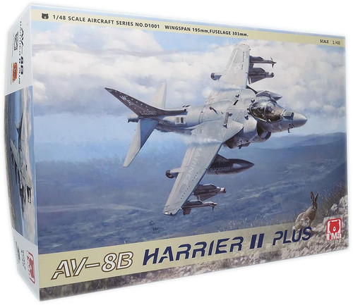 UMA-D1001 1/48 UMa Model AV-8B Harrier II Plus Plastic Model Kit - MMD Squadron UMA-D1001 1/48 UMa Model AV-8B Harrier II Plus Plastic Model Kit - MMD Squadron
