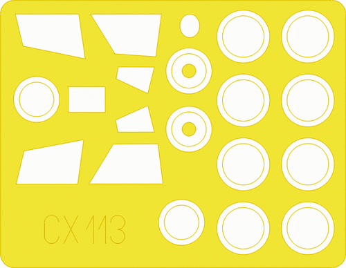 EDUCX113 1/72 Eduard Paint Mask for HASEGAWA P-3C CX113 MMD Squadron