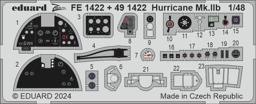 EDU491422 1/48 Eduard Hurricane Mk.IIb for ARMA HOBBY 491422 MMD Squadron