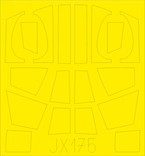 EDUJX175 1/32 Eduard Paint Mask for HKM Do 335B JX175 MMD Squadron