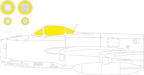 EDUEX957 1/48 Eduard Paint Mask for AMMO MiG-17F  EX957 MMD Squadron