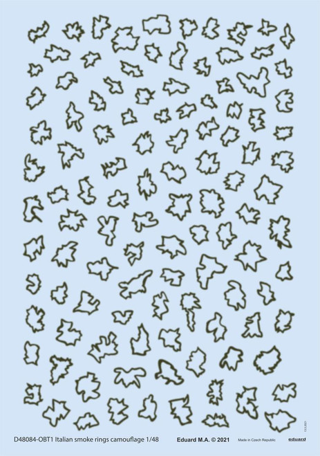 EDUD48084 1/48 Eduard Italian smoke rings camouflage for  D48084 MMD Squadron